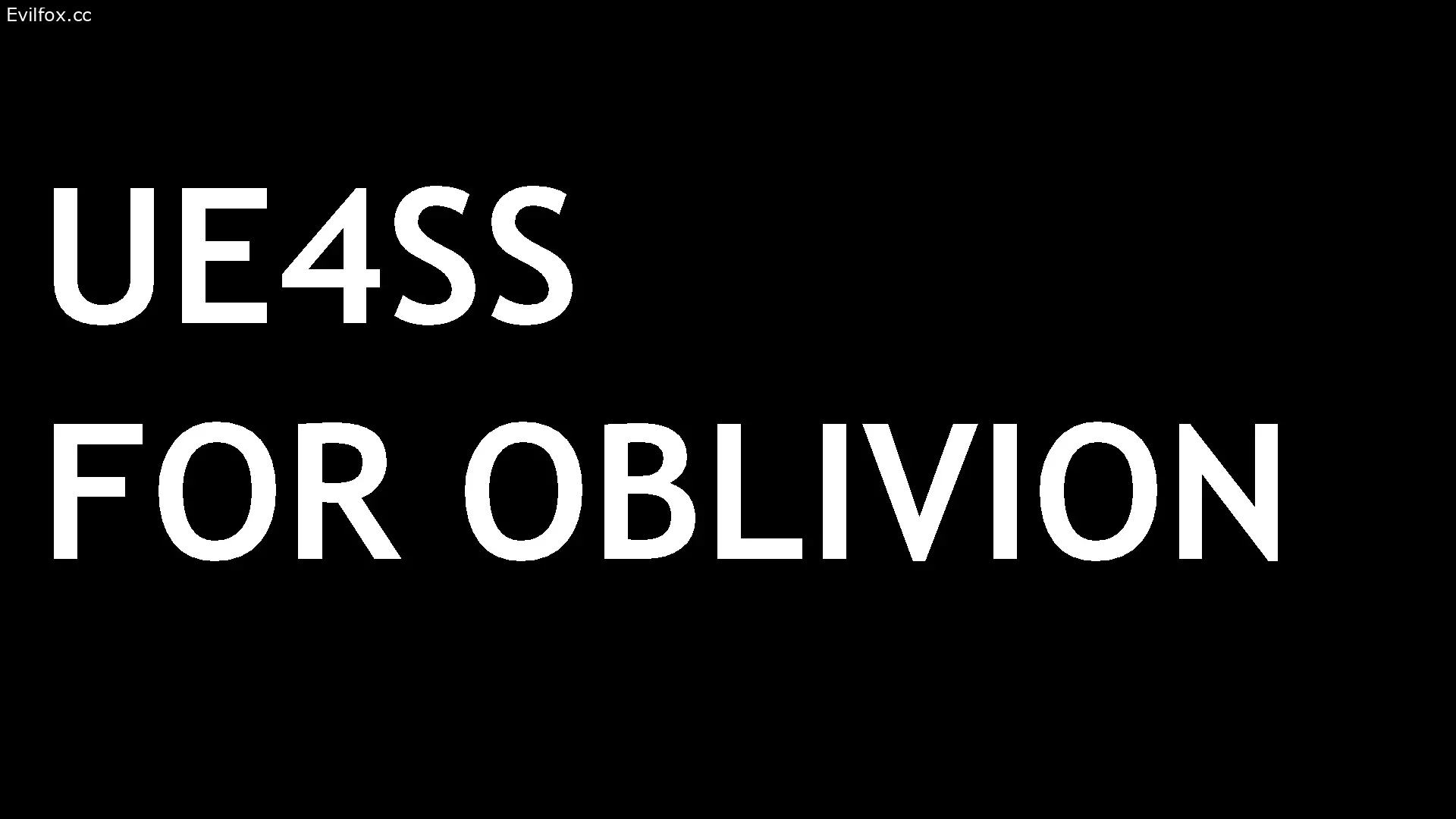 Моды для Oblivion Remastered UE4SS for Oblivion Remastered 0.1.0