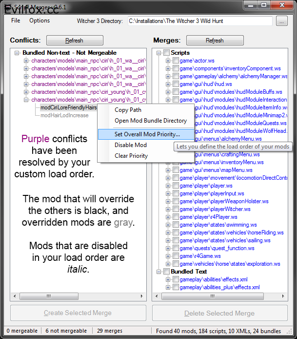 Witcher Script Merger 0.6.2
