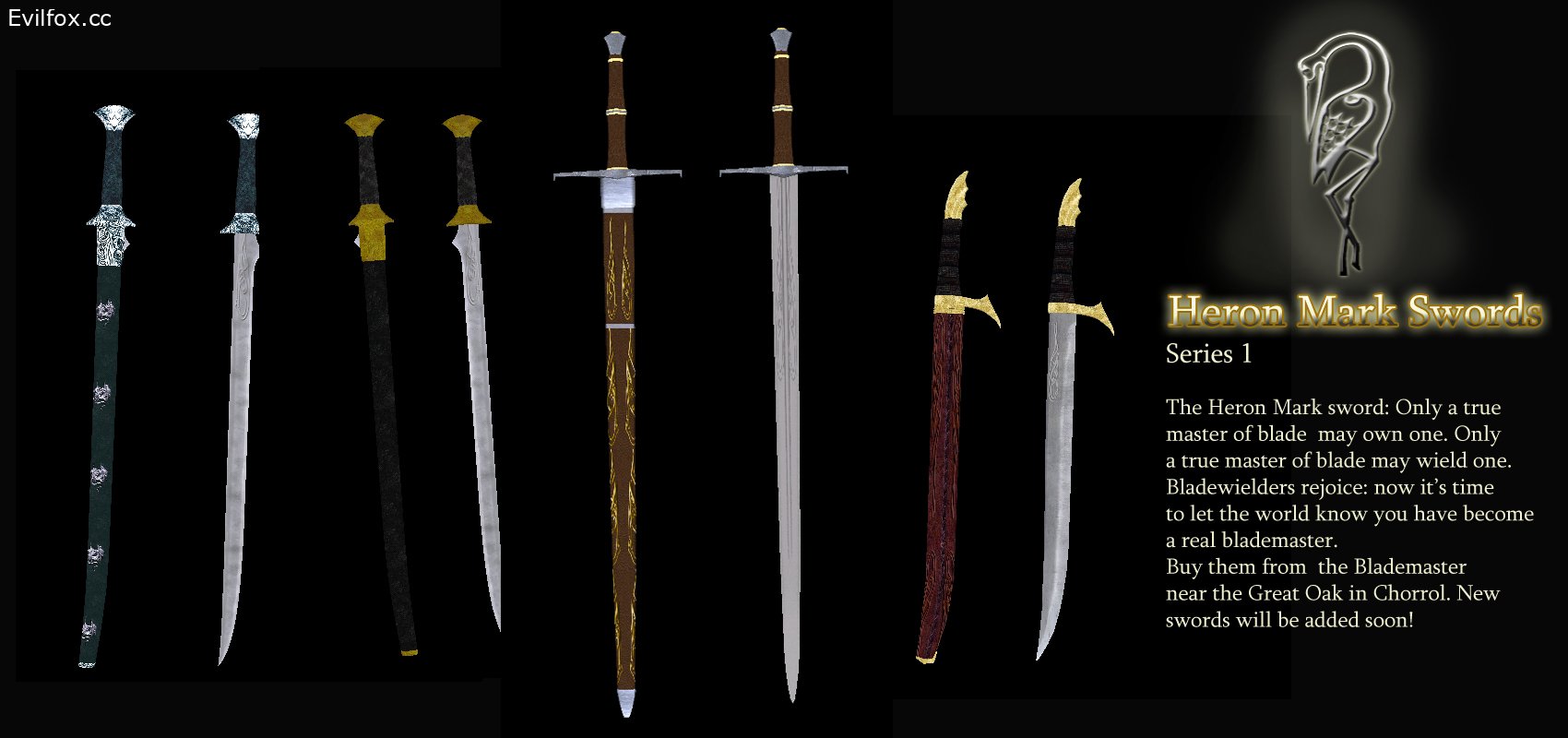 Oblivion Mod Heron Mark Swords