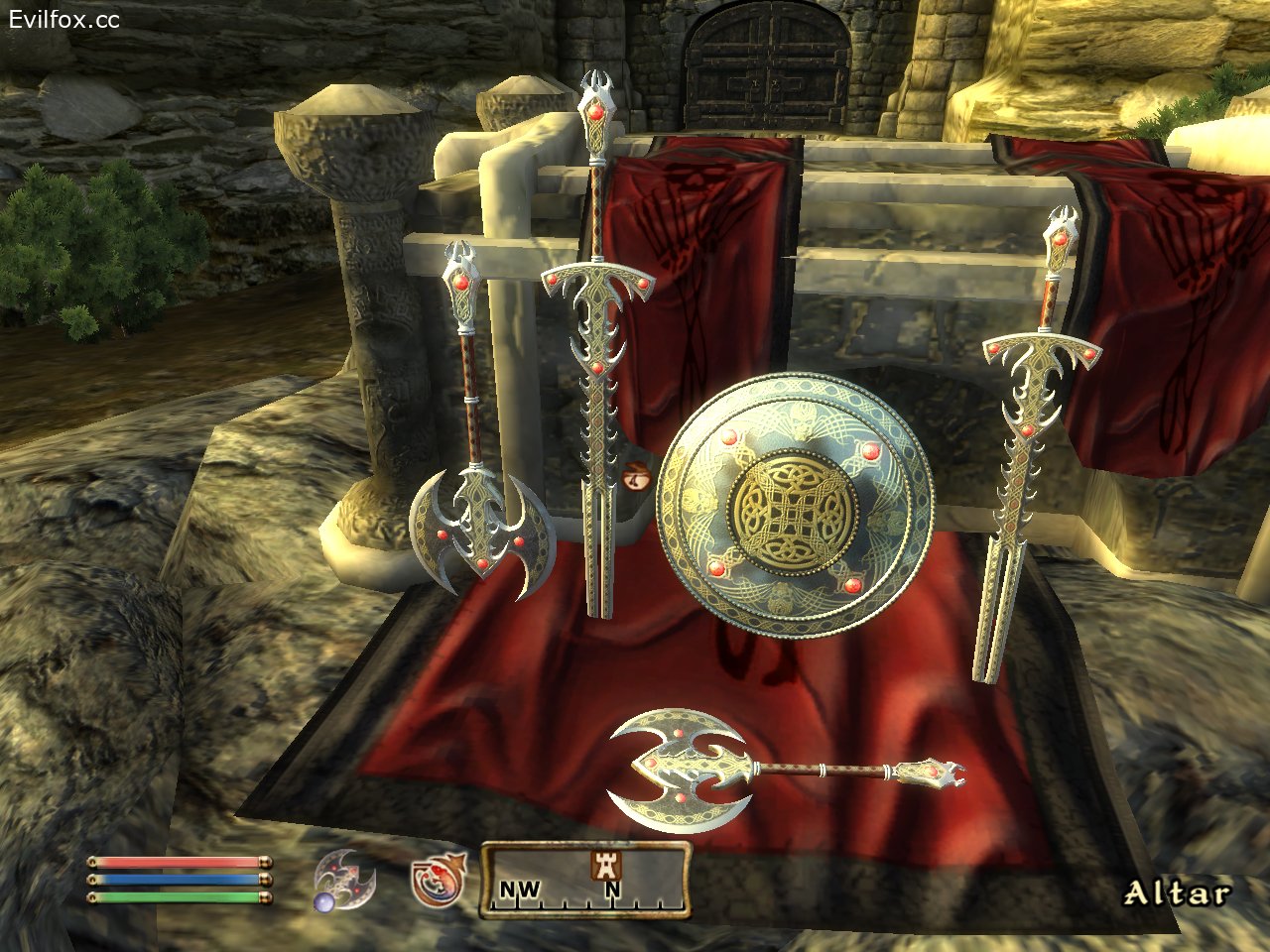 Morrigan Swords Axes Hammers and Shield by Jojjo v1_1