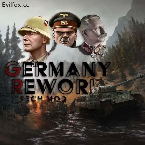 Mod «Germany Rework - Tech Mod» for Hearts of Iron 4 (v1.14.7)
