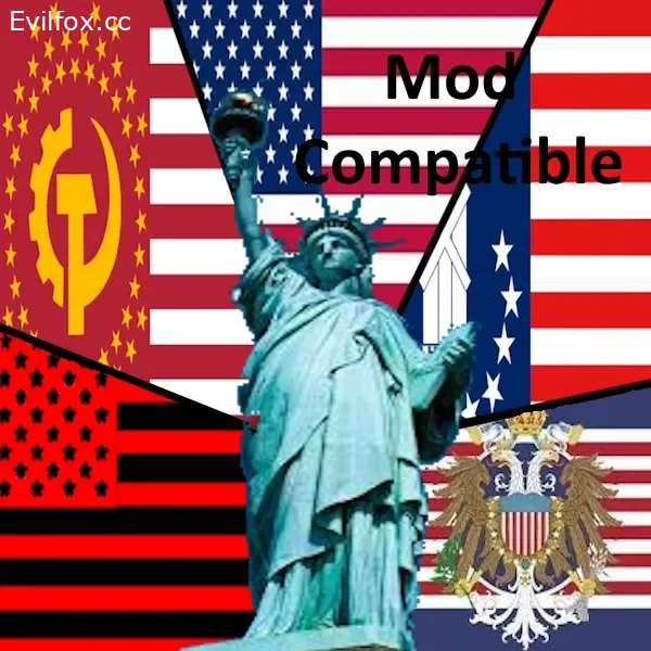 Mod «United States Expanded [Mod Compatible]» for Hearts of Iron 4 (v1.14.7)