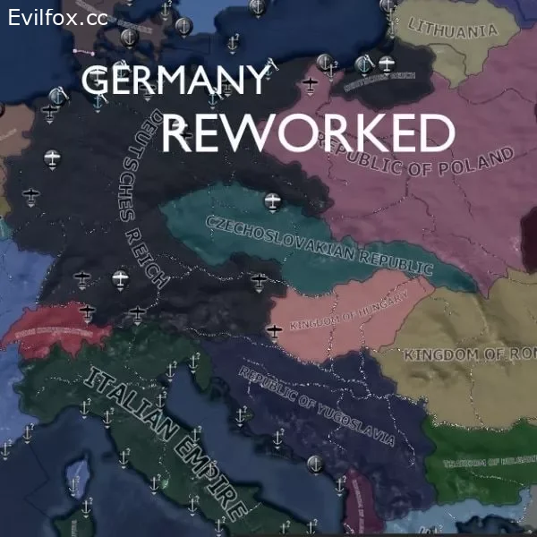 Mod «Germany Reworked» for Hearts of Iron 4 (v1.11.13)