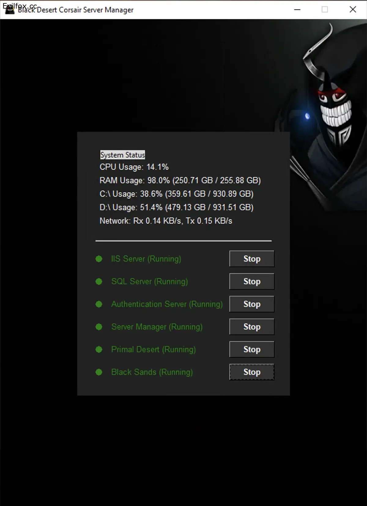 Corsair Custom Server Manager