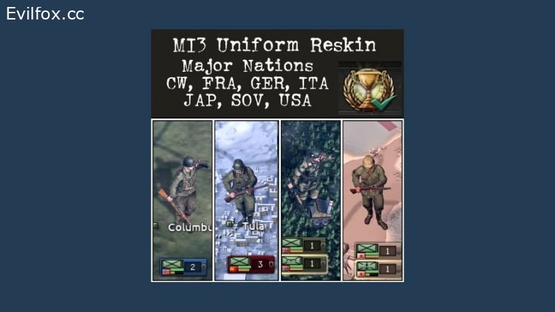 Mod «MI3 Majors» for Hearts of Iron 4 (v1.9.0 - 1.9.3)