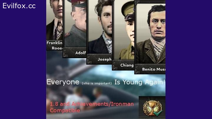 Mod «Everyone Is Young Again!» for Hearts of Iron 4 (v1.8.0 - 1.8.1)