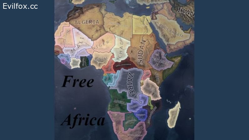 Mod «Free Africa» for Hearts of Iron 4 (v1.9.3)