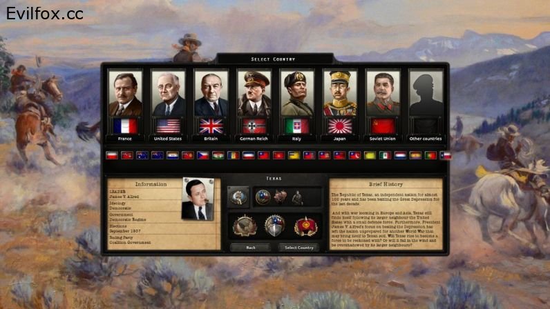 Mod «Independent Texas» for Hearts of Iron 4 (v1.9.0 - 1.9.1)