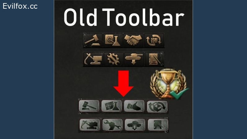 Mod «Old Toolbar» for Hearts of Iron 4 (v1.9.0 - 1.9.1)