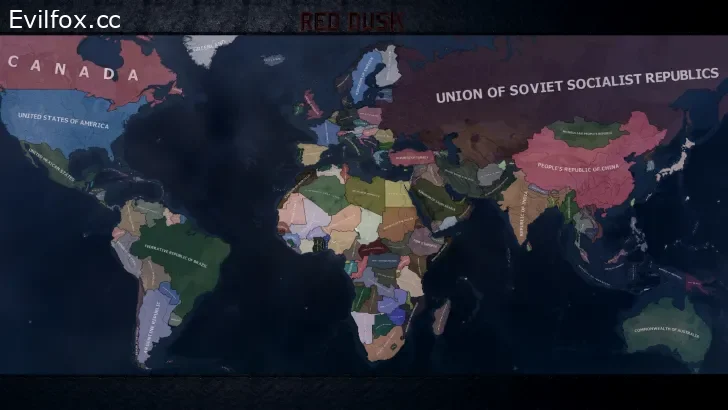 Mod «Red Dusk» for Hearts of Iron 4 (v1.17.0 - 1.17.3)