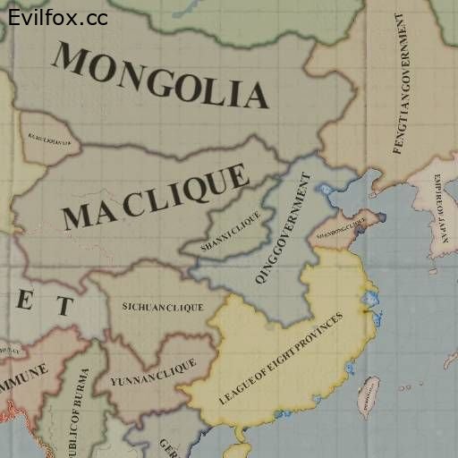 Mod «Kaiserreich style map» for Hearts of Iron 4 (v1.10.3)