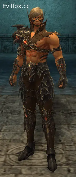 Lineage 2 [High Five] Death Knight Pak Costume and Hair Accessory