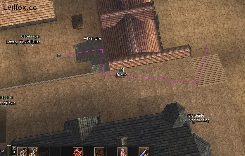 Lineage 2 Прорисовка прохождения пути