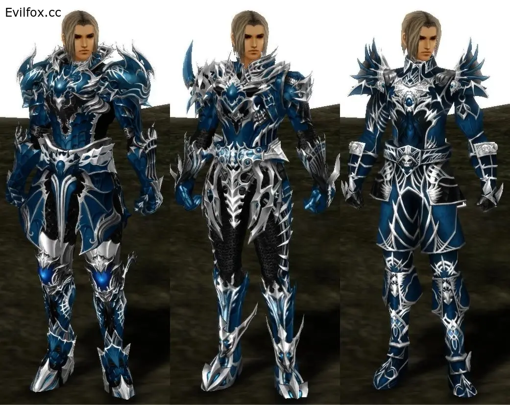 Cobalt Carmine Armom + Weapons Sets
