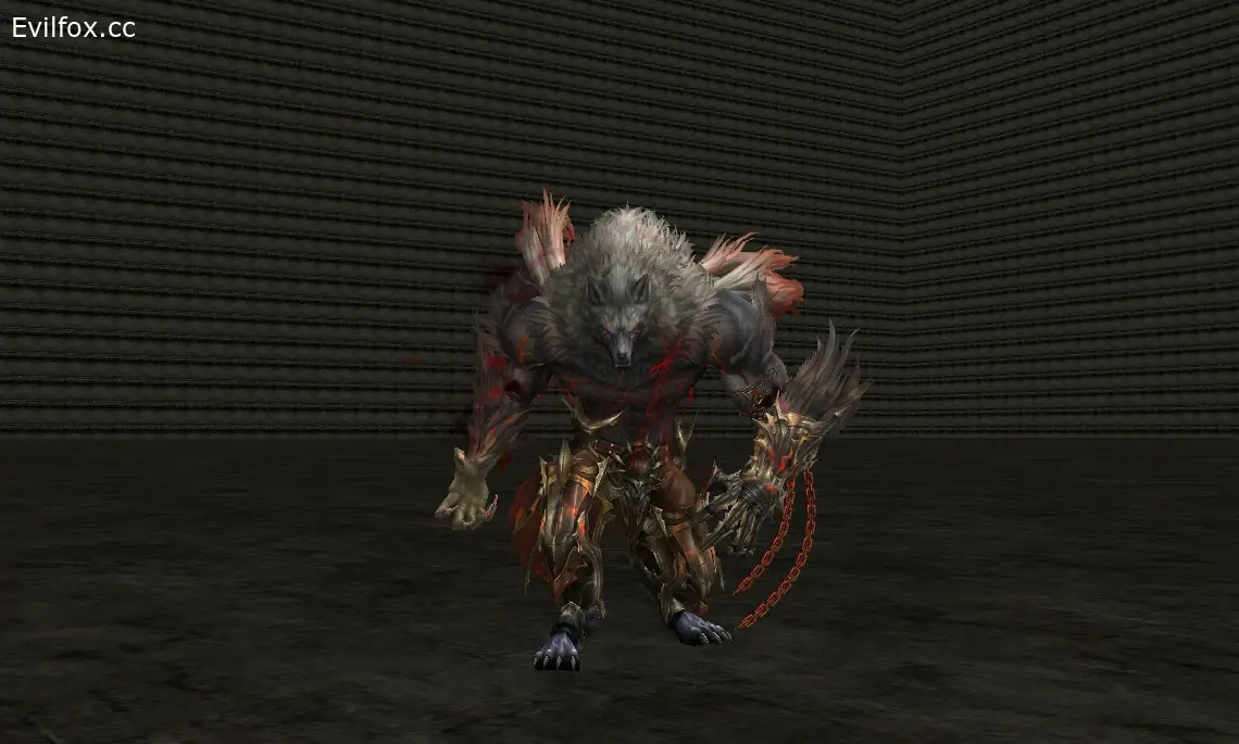 Lineage 2 NPC Wild Wolf Red [Interlude/HighFive]