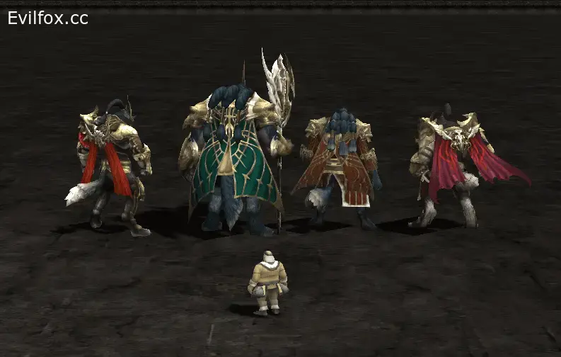 Lineage 2 Подгон для форма пак из 4ох моба для (Interlude и H5)