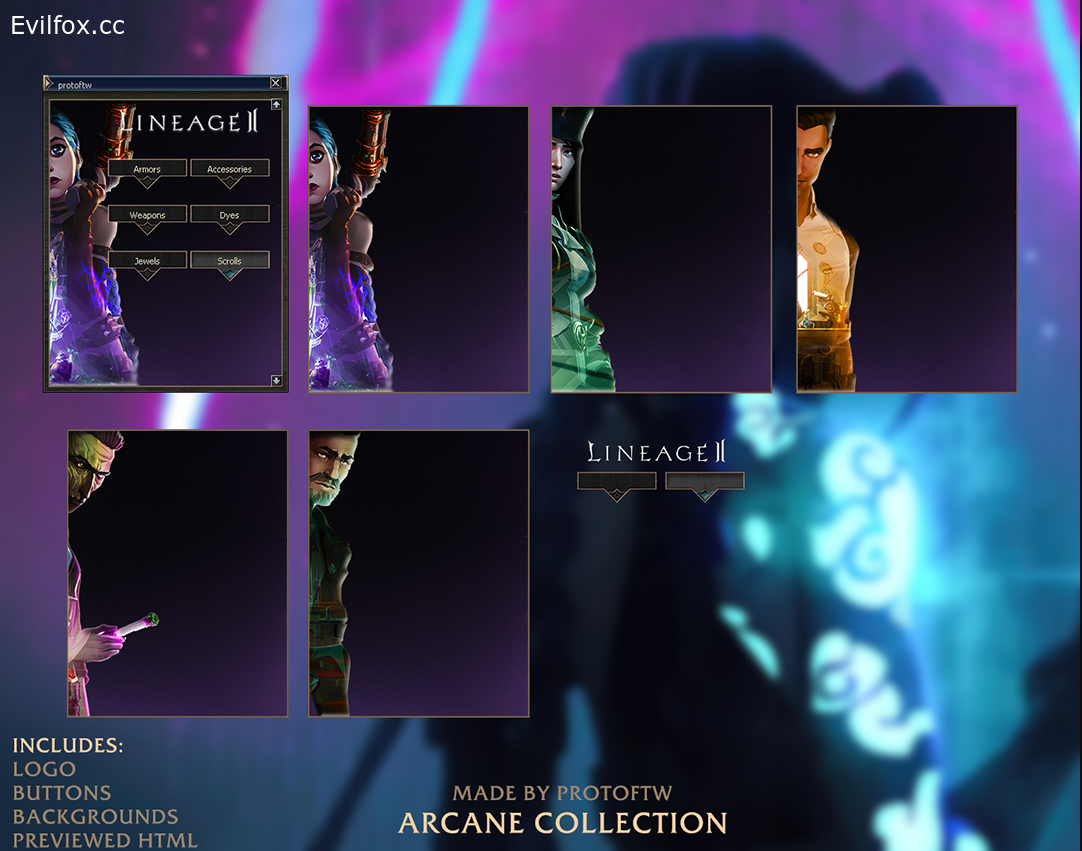 GM Shop Html Design + Html Designs (Arcane Collection + XMAS Blue Desire)
