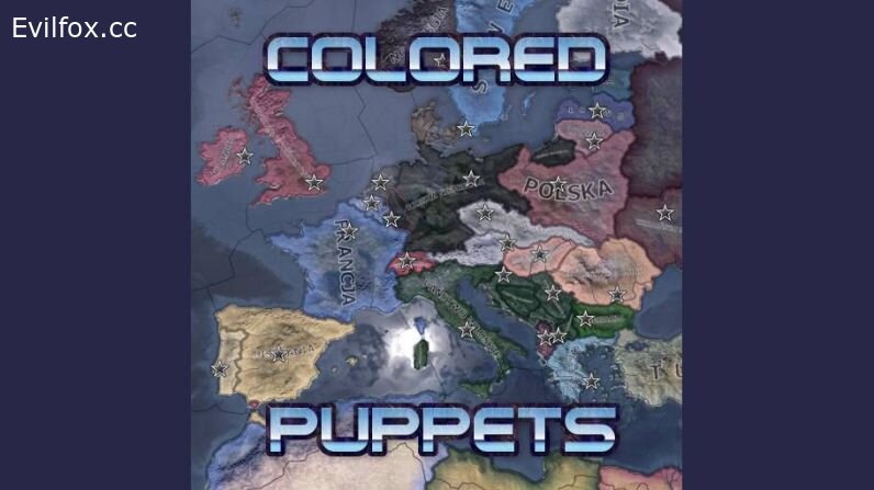 Mod «Colored Puppets» for Hearts of Iron 4 (v1.12.1 - 1.12.8)