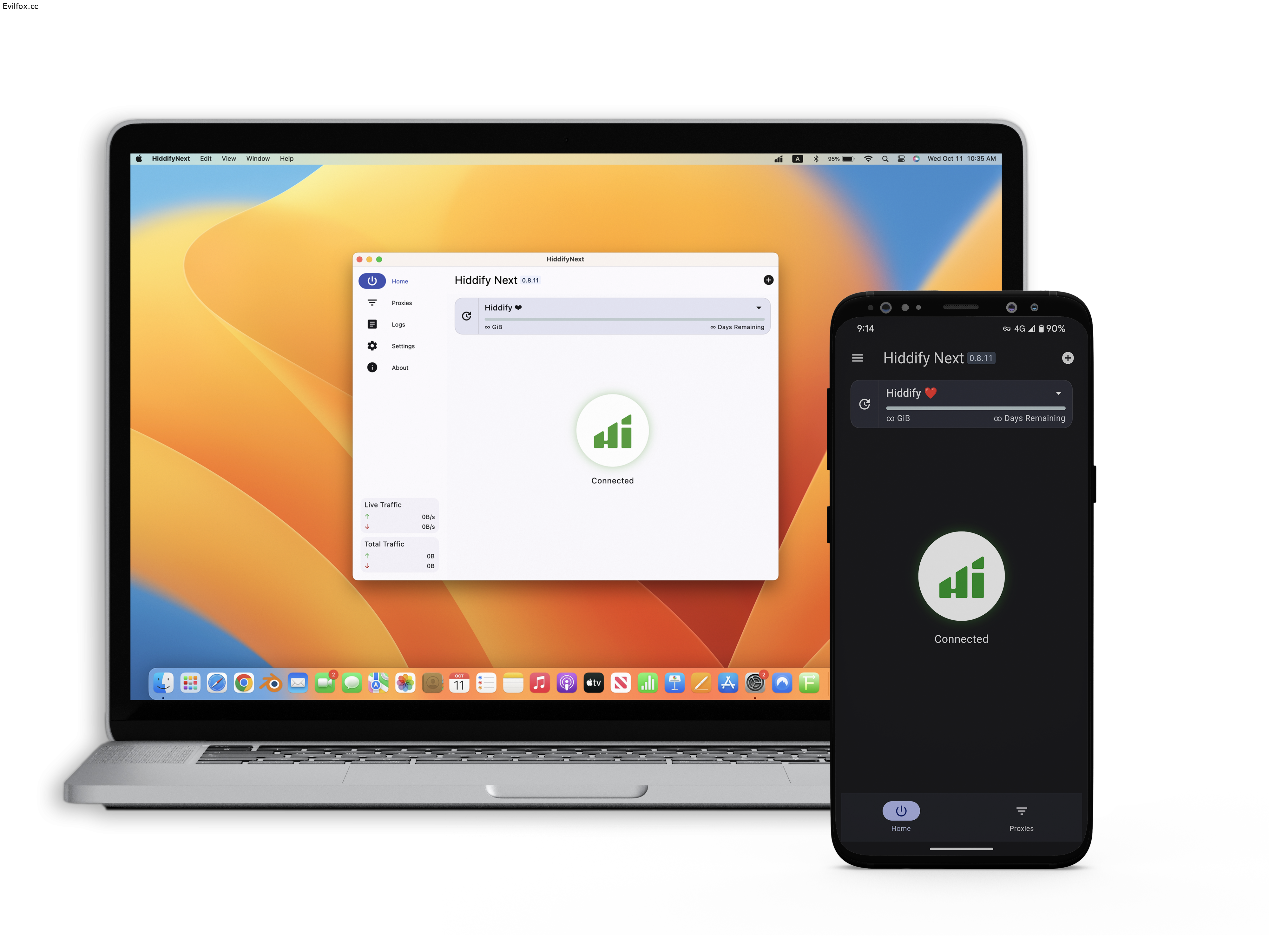 hiddify-app Client VPN